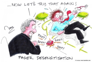 Pager desensitization